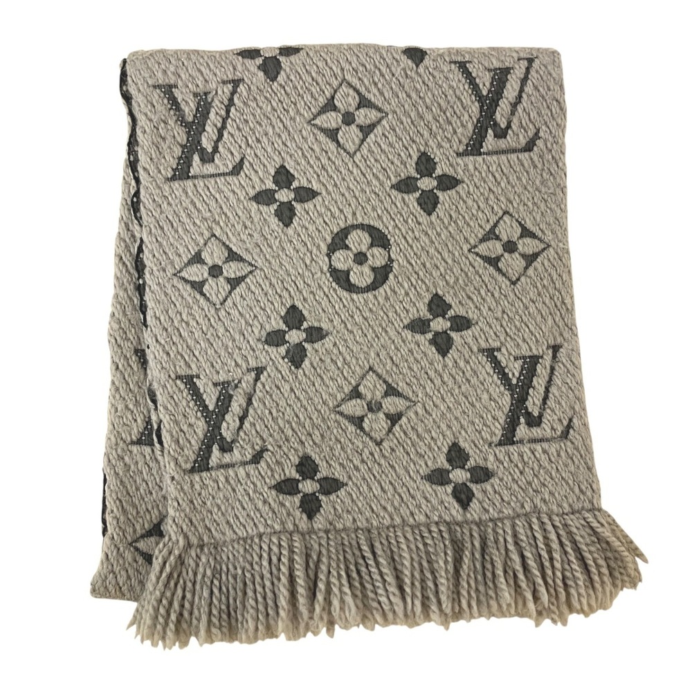 Louis Vuitton Echarpe Logomania Scarf, Monogram Wool Silk M72242